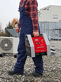 Использование автоматической манометрической станции для заправки кондиционеров Rothenberger Roklima Multi 4F