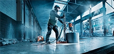 Использование стойки для алмазного бурения Husqvarna DS 900 Использование стойки для алмазного бурения Husqvarna DS 900