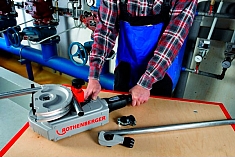Использование трубогибов электрических Rothenberger Robend 4000 Set 15-18-22 мм