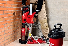 Использование водяного кольца коллектора Hilti DD-WC-ML