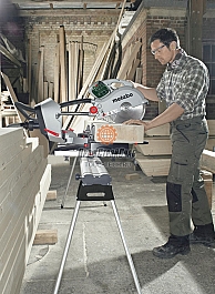 Применение пилы торцовочной Metabo KGS 315 Plus