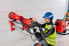 Применение водосборного кольца Hilti DD-WCS-122