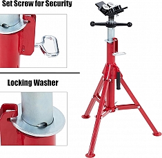 Стопорное кольцо V-образной четырехроликовой складной регулируемой опоры для труб Remmers Atlant 1/8-12