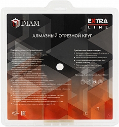 Упаковка алмазных отрезных кругов Diam Extra Line 1A1R Корона Керамика-PD 300 мм