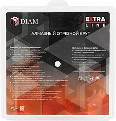 Упаковка кругов отрезных алмазных Diam Extra Line 1A1R Корона Керамика-PD 300 мм